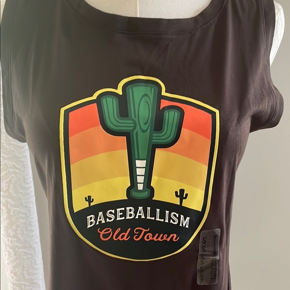 Women's Baseballism Old Town Scottsdale Sleeveless Top NWT Small - Picture 2 of 6